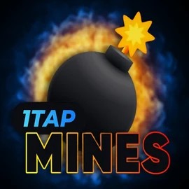 Official Casino Games logo: 1Tap Mines by Turbo Games at Stake Casino