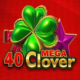 40 Mega Clover online game logo by Amusnet Interactive on stakecasinoo.eu.com
