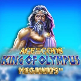 Age Of The Gods: King of Olympus Megaways logo by Origins Stake Casino