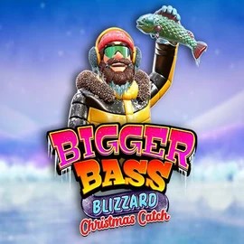 Bigger Bass Blizzard Christmas Catch online game logo by Pragmatic Play on stakecasinoo.eu.com