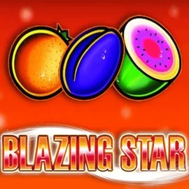 Blazing Star slot logo by Merkur Gaming at Stake Casino
