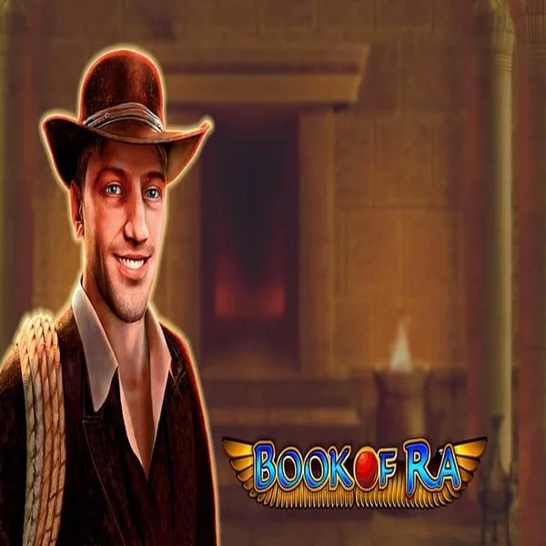Book of Ra by Greentube, showcased at stakecasinoo.eu.com – game logo