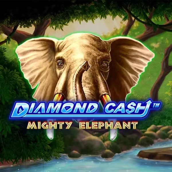 Diamond Cash Mighty Elephant slot icon by Greentube, available at Stake Casino