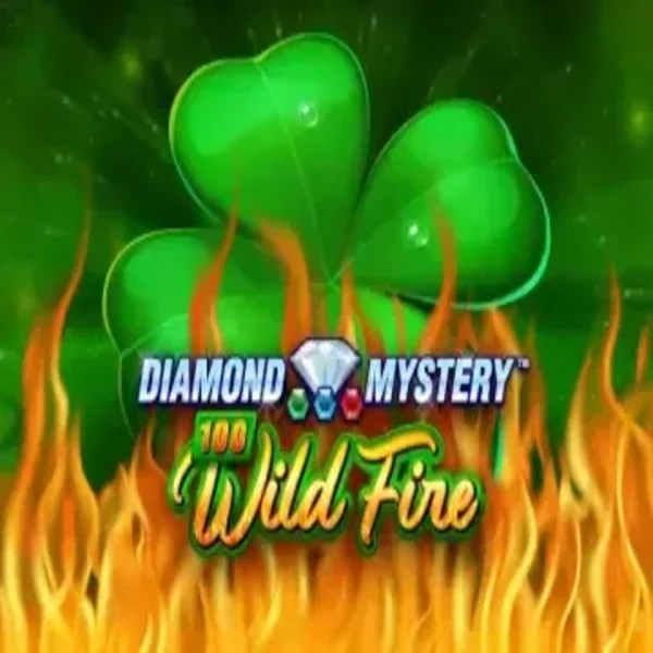 Diamond Mystery 100 Wild Fire slot visual from Greentube available on stakecasinoo.eu.com