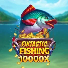 Fintastic Fishing logo – Slots by Foxium at Stake Casino