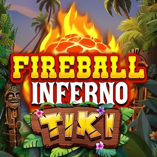 Fireball Inferno Tiki by NetEnt, showcased at stakecasinoo.eu.com – game logo