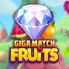 Giga Match Fruits online game logo by RubyPlay on stakecasinoo.eu.com