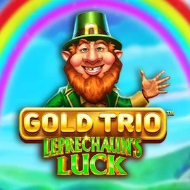 Gold Trio Leprechaun's Luck by Playtech, showcased at stakecasinoo.eu.com – game logo