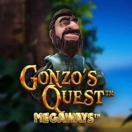 Gonzo's Quest Megaways logo – Slots by Red Tiger Gaming at Stake Casino
