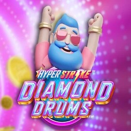 Slots logo of Hyper Strike Diamond Drums from Gameburger Studios at Stake Casino