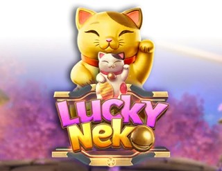 Lucky Neko online game logo by PG Soft on stakecasinoo.eu.com
