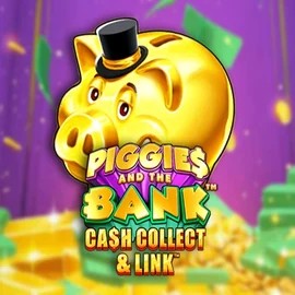 Piggies And The Bank Cash Collect & Link game by Origins – logo hosted on Stake Casino
