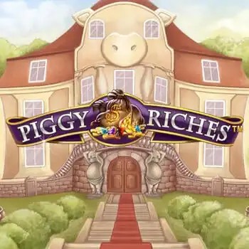 Piggy Riches logo – Slots by NetEnt at Stake Casino