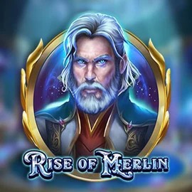 Official Slots logo: Rise of Merlin by Play'n GO at Stake Casino