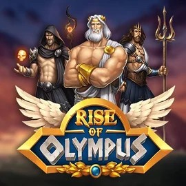 Rise of Olympus logo – Slots by Play'n GO at Stake Casino