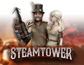 Steam Tower Slot logo – Slots by NetEnt at Stake Casino
