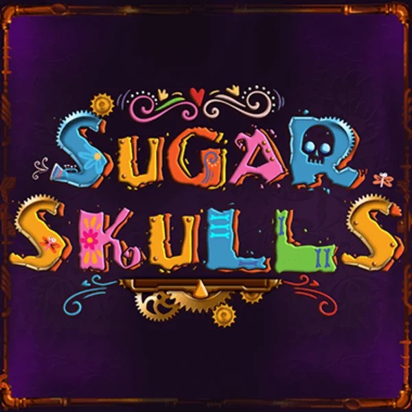 Sugar Skulls slot logo by Booming Games at Stake Casino