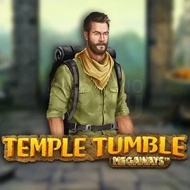 Temple Tumble Megaways by Relax Gaming, showcased at stakecasinoo.eu.com – game logo