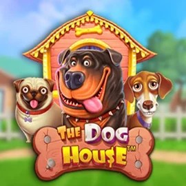 The Dog House slot logo by Pragmatic Play at Stake Casino