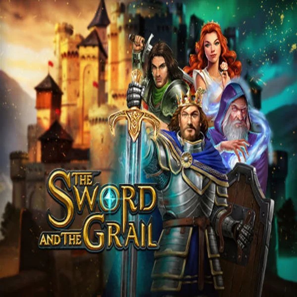 The Sword and the Grail logo by Play'n GO at Stake Casino
