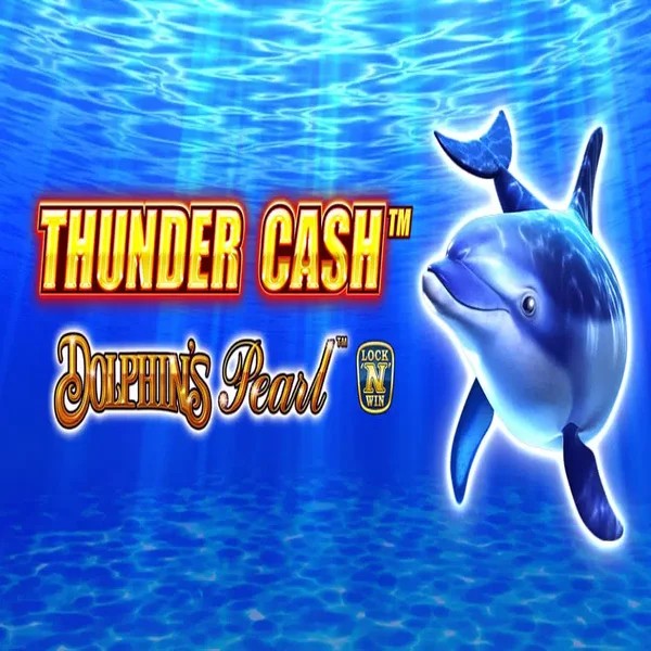 Thunder Cash Dolphins Pearl logo by Novomatic Stake Casino