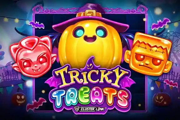 Tricky Treats by Push Gaming, showcased at stakecasinoo.eu.com – game logo