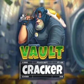 Vault Cracker slot logo by Red Tiger Gaming at Stake Casino